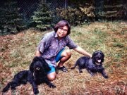 Mit Blacky und Tobi