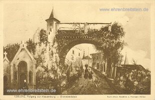 Postkarte-Aufgang-Klausenburg-mit-Kapelle