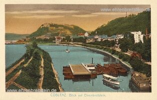 Postkarte-Blick-Hafen-zur-Festung-coloriert