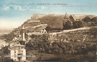 Postkarte-Motiv-Festung-Rheinburg-sw