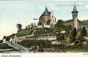 Postkarte-Rheinburg-Klausenburg