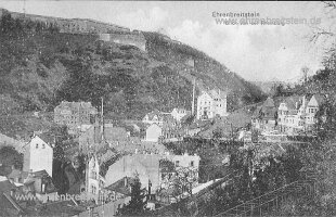 Postkarte-Von-der-Rheinburg-zur-Festung