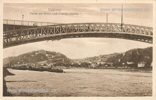 Postkarte1921-Ehrenbreitstein-mit-Brücke