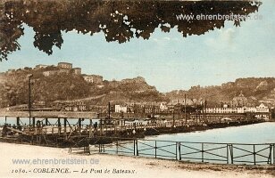 Postkarte1928-Schiffsbrücke